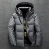 Winter Warm Men Jacket Coat Casual Autumn Stand Collar Puffer Thick Hat White Duck Parka Male Men's Winter Down Jacket With Hood 201013