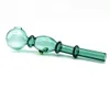 QBsomk Hookahs Hand Smoking Pipes glass oil burner pipe with Approx 14cm Colorful Thick Pyrex Heady material