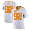 NCAA Tennessee Gönüllüler 16 Peyton Mann Jersey Futbol Koleji 92 Reggie Beyaz 6 Alvin Kamara 14 Eric Berry 11 Joshua Dobbs Özel Ad