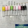 50/100 adet3ml Mini renkli kapaklar Şeffaf Lipgloss tüp. Küçük Kozmetik Ruj Örnek Şişe, DIY Dudak Balsamı Tüpleri