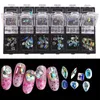 1 Box Transparent Crystal AB Glass Rhinestones for Nails 3D Strass Glitter smycken Nagelkonstdekorationer2333803