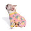 Ananas huisdier jumpsuits hondenkleding voor honden pyjama jas jas puppy puppy outfits Franse bulldog kleding voor honden kostuum LJ1833155