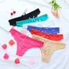 lace See through thong G string panties Seamless invisible women's briefs panty T Back sexy underwear lingerie will and sandy black red blue white