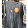 100% Cotton Women Tee T-shirt Summer Lovely Orange Printed Funny Casual O Neck Short Sleeve Female T Shirt Kawaii Tops