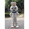 Halloween branco coelho mascote traje de alta qualidade cartoon anime tema caráter adultos tamanho Natal carnaval festa de aniversário outdoor outfit