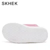 Skhek crianças sapatos meninas meninas outono nova moda super macio soft confortável meninos camurça toddler sapatos casuais sku066 201201