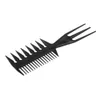 3-In-1 Plastic Combs Detangling Hair Combs Wide Tooth Comb Anti-static Comb Hairdressing Styling