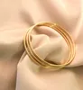 Bangle Alluvial Sansheng Sanshi Gold Mode Allgleiches Koreanische Mode Titanstahl Goldene Verzierung Einfaches und leichte Luxus