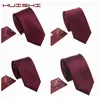 wine red tie