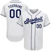 Custom White Royal-Red-7868 Authentic Baseball Jersey