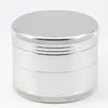 63 mm 4pcs Herb Grinder Space Aluminium Space Grinders Tobacco Smoke Cigarette Detector Grinding9093644