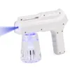 2021 Portable 450ml Wireless 2 in 1 blue ray nano disinfecting atomizer fogger spray gun with disinfectant generator home use DHL Free Shipp