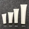 15ml 30ml 50ml 100mlの空のプラスチックスクイーズボトル化粧品クリーム柔らかい管の歯磨き粉のローション包装容器フリップキャップ