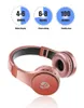 S55 Kablosuz Bluetooth Kulaklıklar Katlanabilir Kulaklık Üzerinde Kulak Düşük Bas Studio Kulaklık Bilgisayar / Telefonlar için