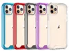 iPhone 14 13 12 11 Pro Max XR XS 6 7 8 Plus의 명확한 아크릴 TPU PC 충격 방지 케이스