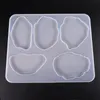 Hand Made Table Decoration Mold DIY Epoxy Resin Silicone Irregular Shape Tea Cup Cushion Mould Translucence Big Molds New Arrival 11qz L2
