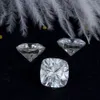 TransGems 7.5mm*7.5mm 2 ct F Color cushion cut Loose Bead As Real Diamond 1 piece Y200620