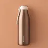 AKS Vacuum Water Bottles Tumbler Insulated Stainless Steel Metal Portable Thermos coffee Flask Thermal School Beker Termokubek LJ201221