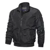 Militaire jas mannen S slanke bomberjack aurumn winter mannen bovenkleding casual jassen met lange mouwen en jassen heren kleding plus maat lj201013