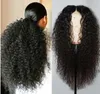 2021 뜨거운 판매 유럽 및 미국 가발 여성 아프리카 작은 컬 폭발 머리 검은 긴 컬 화학 섬유 고온 실크 wi