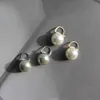 Высочайшее качество Крюк Серьги с белым Пераль и серый цвет для женщин Простой дизайн Свадебные украшения подарок бесплатная доставка PS8706