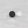 50 pezzi 80 g coperchio a vite bianco nero Tubi morbidi in plastica bianca Contenitori per imballaggio vuoti per crema cosmetica emulsione lozione