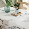 Table Cloth Nordic Marble Restaurant Cotton Canvas Tablecloth Party Banquet Dining Cover Modern Mantel Print Obrus ZC086