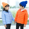 1 4 7 12 14 Rok Kurtka Zimowa Chłopcy Płaszcz 90% Duck Down Feather Light Children Jesień Dziewczynek Kurtki Dzieci Parka Outerwear LJ201017