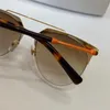 Óculos de sol de design de moda 2181 Cat Eye Metal Met-frame Na moda e Versátil Estilo UV400 Lente Proteção Óculos Top Quality