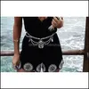 Belly Chains Body Jewelry Women Fashion Tassel Bohemian Bikini Beachwear Waists Necklace Waist Beach Gifts Drop Delivery 2021 Rnpyb