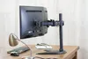 Dual Monitor Mount Stand, Fully Adjustable Desk Free-Standing for 2 LCD LED Screens Up to 27 inches (STAND-V002P)