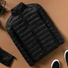 2020 Nowa marka mody zimowej Ultralight Duck Down Down Mens Packable Streetwear Płot piórkowy Wodoodporny ciepłe ubrania C10011254202