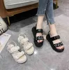 2021 Zomer dames sandalen schoenen voor vrouwen comfortabele zachte lederen vrouwen sandalen wig lage hakken schoenen dikke bodem x220214