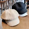 Berets Caps Für Frauen Und Männer 2021 Sommer Achteckigen Hut Weiblichen Koreanischen Gebürstetem Stoff Maler Baskenmütze Boina Hombre Casquette