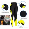 Ladys Zayıflama Pantolon Spor Legging Kadınlar Ince Bel Eğitmen Vücut Şekillendirici Kontrol Külot Neopren Sauna Shapwear Isınma Pantolon 201222