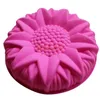 Cake Tools Wholesale- Big Silicone Mold Dessert Molds Large Sunflower Styling Pastry Moulds SCM-003-31