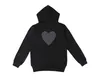 Projektant mody Big Love Heart z kapturem kurtka zamek błyskawiczna Męska bluza z kapturem luźna w stylu przypływ zimowy płaszcz pullover homme ubranie