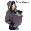 Детская куртка кенгуру с капюшоном зимнее беременное толстовка верхней одежды для беременных.