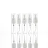 3ML Vacío Mini perfume de cristal Vial Claro aerosol de la niebla bomba de muestreo pluma Contaier Pequeño Perfumes atomizador pulverizador Botellas Contenedores