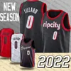 Ropcity Damian 0 Lillard 저지 농구 오레곤 75주년 기념 유니폼