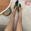 Volledige letters Womens Kousen Pantyhose Designer Sokken Leggings Charm Dames Mesh Stocking voor Nightclub Party