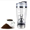 Shaker garrafa proteína pó garrafa de água ginásio treinamento de automação elétrica copo de café frasco de leite portáteio copo de mistura 20127