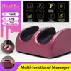 220V Electric Heating Foot Massager Relaxation Kneading Roller Vibrator Machine Reflexology Calf Leg Pain Relief Relax