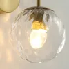 Modern industrial wall lamp adjustable wire E14 glass ball lamp for bedroom bedside study aisle hotel room cafe restaurant store