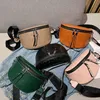 Nxy Handbag Luxury Designer Saddle Women Chet Bag High Quality Crobody Female Fahion Chain Hobo Banana Belt Pure 0214