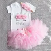 Baby Girl 1 year birthday Tutu Dress Toddler Girls 1st Birthday Party Christening Outfits Princess Costumes for 12 months Girls Q12545597