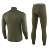 Winter Thermal Underwear Sets Men Quick Drying Anti-microbial Stretch Thermo Compression Fleece Sweat Fitness Warm Long Johns 201106