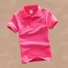 Nova moda meninos camisetas para crianças verão roupas infantis cor sólida algodão manga curta meninos meninas camiseta DQ299 Y20040920106638771