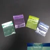 100 stks Dikke Transparante Kleine Plastic Zakken Baggies Zip Rits Lock Hersluitbare Clear Poly Bag Voedsel Opbergtas
