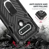 Shockpoof Protective Case Magnetic Car Mount Ring Kickstand för LG Harmony 4 Xpression Plus 3 Premier Pro Plus, Styo 6 Aristo 5 K31 K51 Q51